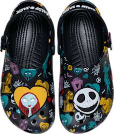 Disney Tim Burton's The Nightmare Before Christmas Jack and Sally Classic Clog