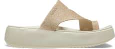 Getaway Platform Glitter Toe Loop