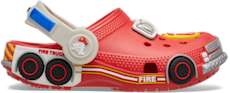 Toddler Classic IAM Fire Truck Lights Backstrap Clog