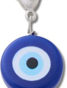 Blue and White Evil Eye Charm