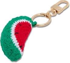 Crochet Watermelon Bag Charm