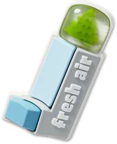 Dimensional Fresh Air Inhaler