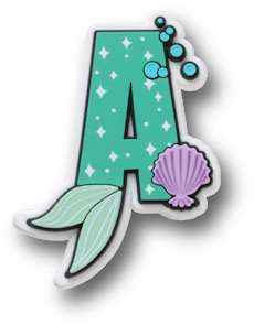Disney Jibbitz™ Alphabet A