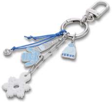 Fair Isle Ice Bag Charm