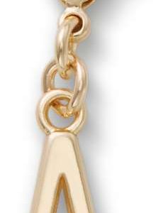 Gold Letter A Charm