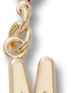 Gold Letter M Charm