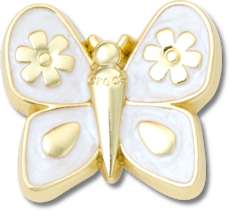 Gold Pearlized Butterfly