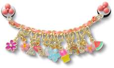 Pink Adjustable Charm Chain