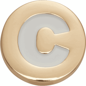 Crocs Gold Letter C