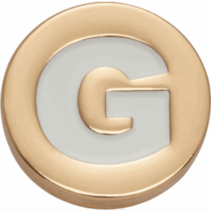 Crocs Gold Letter G