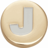 Crocs Gold Letter J