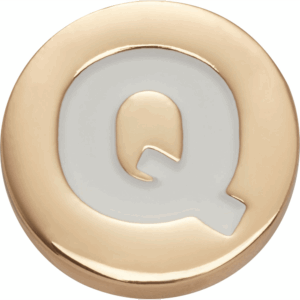 Crocs Gold Letter Q