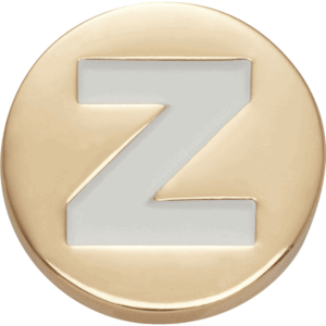 Crocs Gold Letter Z