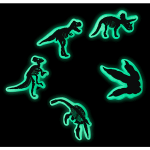 Crocs Glow In The Dark Dino 5 Pack