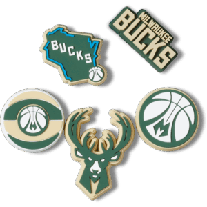 Crocs NBA Milwaukee Bucks 5 Pack