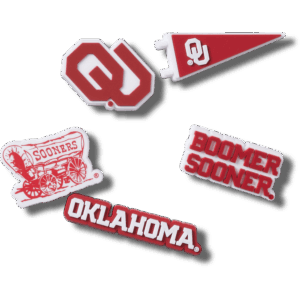 Crocs Univ of Oklahoma 5 Pack