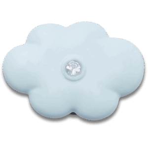 Crocs Blue Flower With Crystal