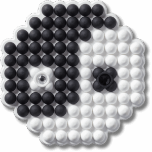 Crocs Beaded Ying and Yang