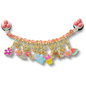 Crocs Pink Adjustable Charm Chain