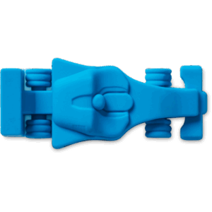 Crocs 3D Blue Race Car