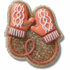 Crocs Glitter Pink Mittens