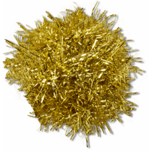 Crocs Gold Tinsel Pom