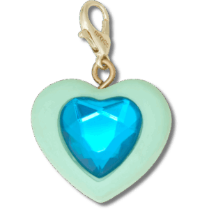 Crocs Blue Heart Sim Gem Charm