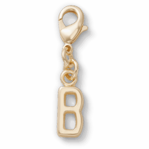 Crocs Gold Letter B Charm