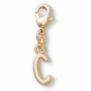 Crocs Gold Letter C Charm