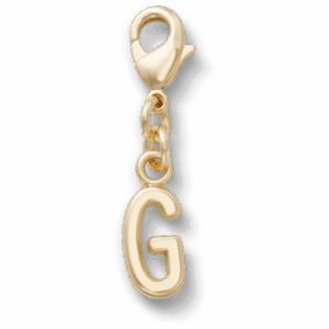 Crocs Gold Letter G Charm
