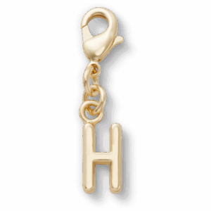 Crocs Gold Letter H Charm