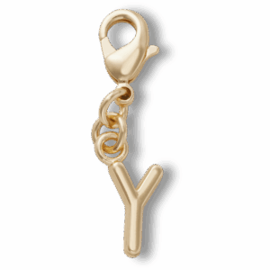 Crocs Gold Letter Y Charm