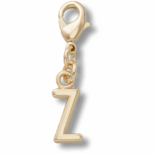 Crocs Gold Letter Z Charm