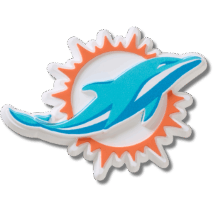 Crocs NFL Miami Dolphins Logo