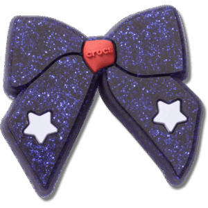 Crocs Glittery Blue Bow