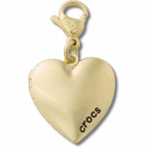 Crocs Gold Locket Charm