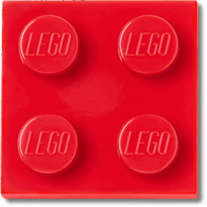Crocs LEGO Red Tile 2x2