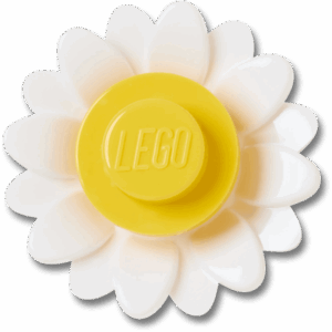 Crocs LEGO White Flower