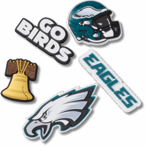 Crocs NFL Philadelphia Eagles 5 Pack