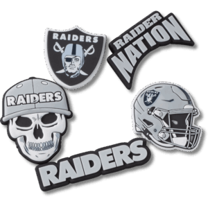 Crocs NFL Las Vegas Raiders 5 Pack
