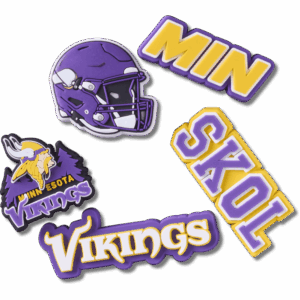 Crocs NFL Minnesota Vikings 5 Pack