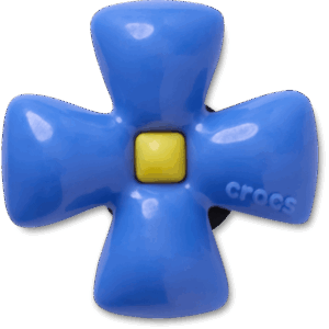 Crocs Puffy Blue Flower