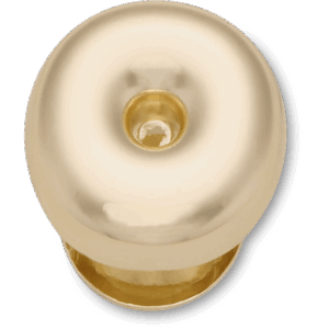 Crocs Gold Bubble Letter O