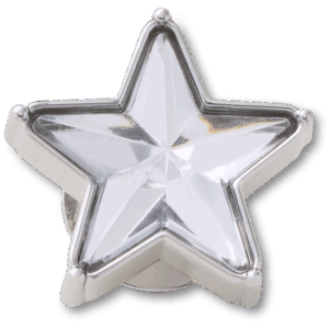 Crocs Silver Gem Sparkle Star