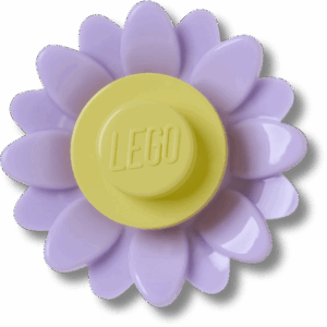 Crocs LEGO Purple Flower