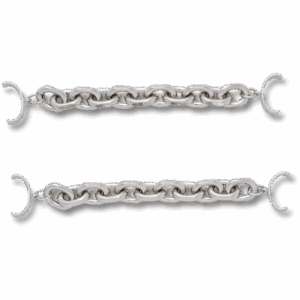 Crocs Silver Sandal Chain 2 Pack