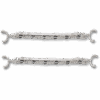 Crocs Double Silver Sandal Chain 2 Pack