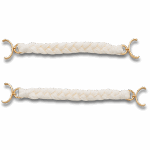 Crocs White Woven Sandal Chain 2 Pack