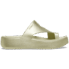 Crocs Getaway Platform Toe Loop Metallic Sandal