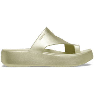 Crocs Getaway Platform Toe Loop Metallic Sandal
